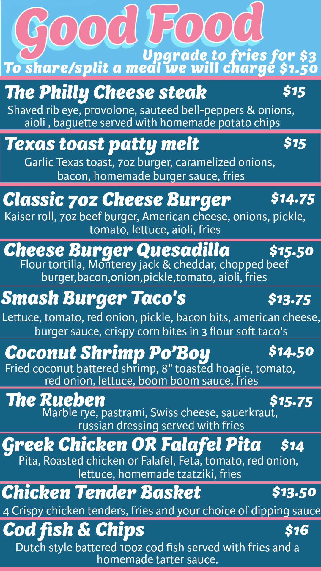 Good food July 2026
